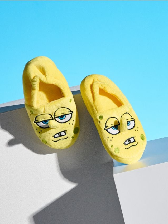 Sinsay - Papuci antiderapanți SpongeBob - galben