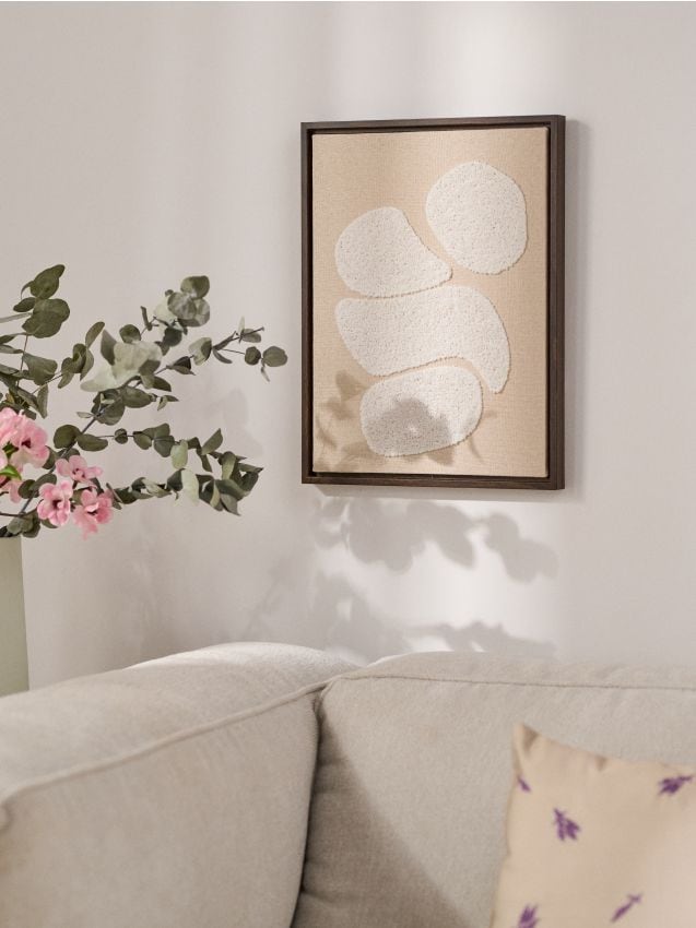 Sinsay - Decorațiune de perete structurală - crem