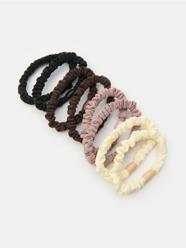 Sinsay - Set de 8 elastice de păr - multicolor