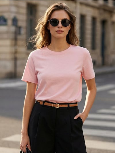 Бавовняна футболка з вишивкою