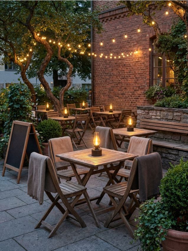 Sinsay - Lampă solară LED în formă de lampă cu petrol - negru