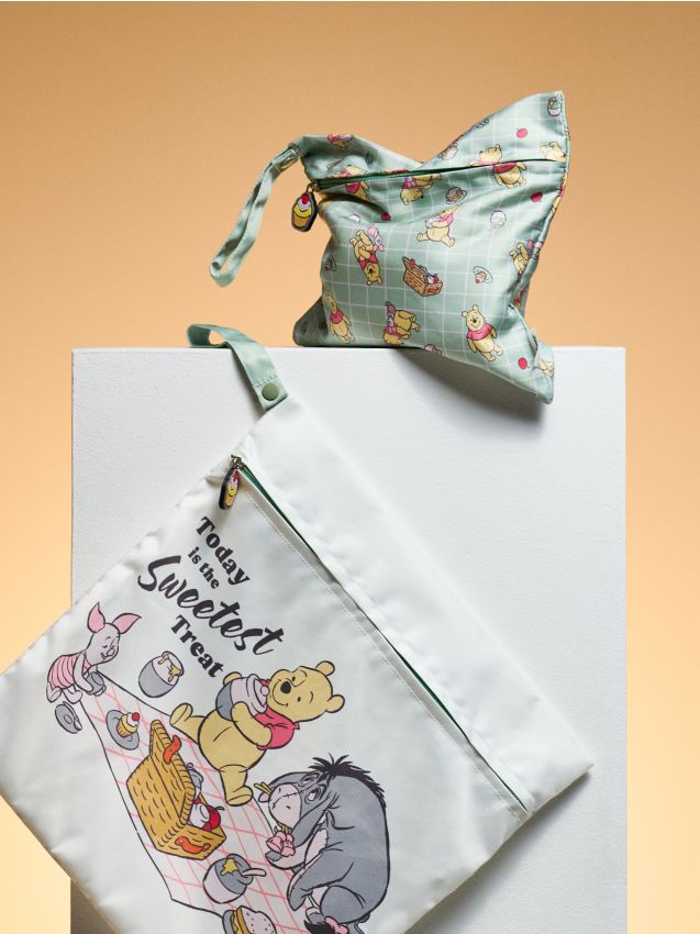 Sinsay - Set de organizatoare textile cu fermoar Winnie the Pooh - multicolor