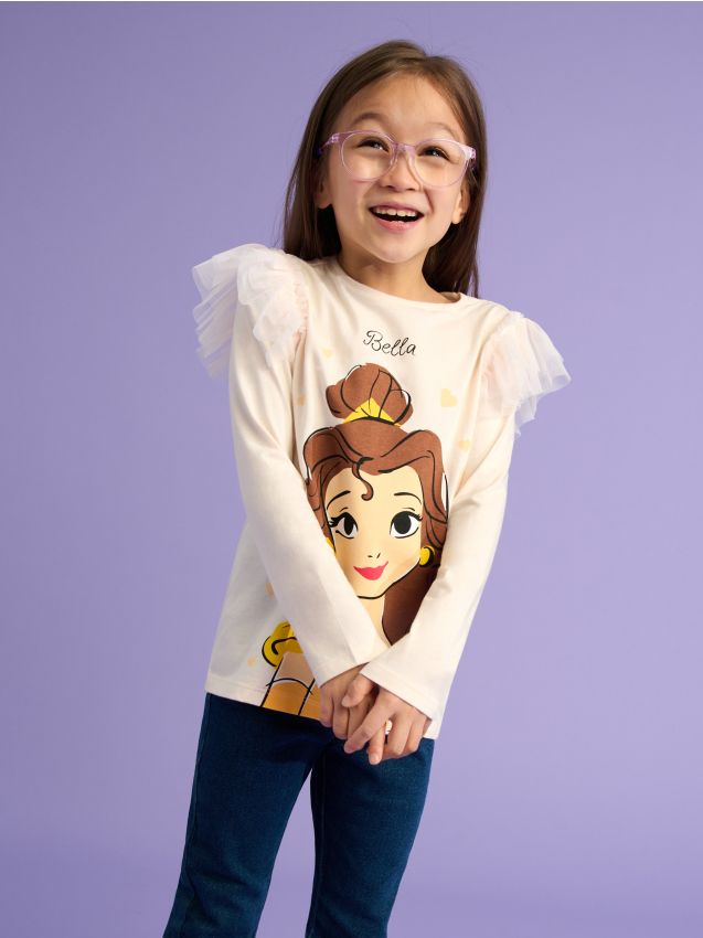 Sinsay - Koszulka Disney - kremowy