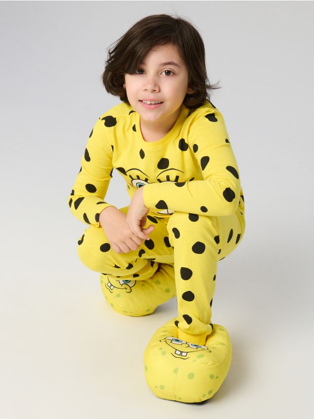 Sinsay - Papuci de casă SpongeBob - galben