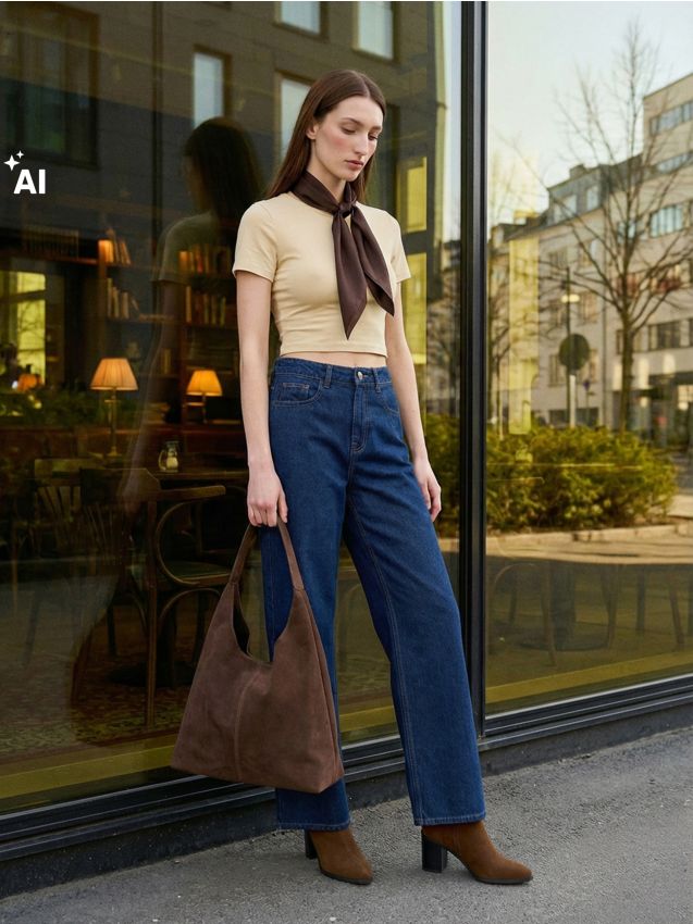 Sinsay - Tricou din bumbac - yellow jeans