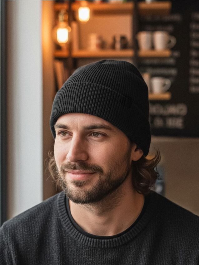 Sinsay - Čiapka beanie - čierna