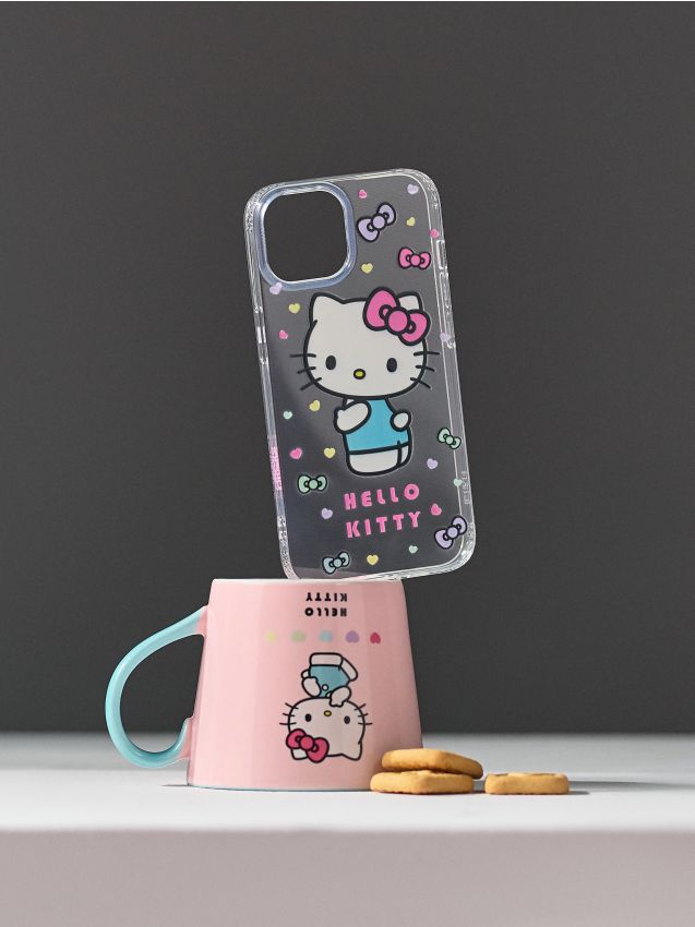 Sinsay - Husă de protecție pentru iPhone 13/14 Hello Kitty - clear