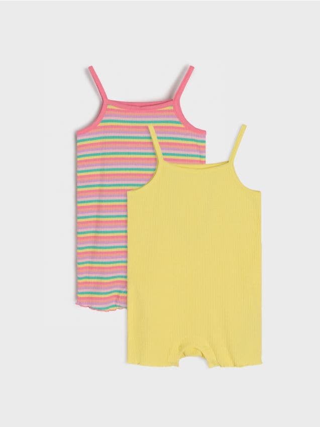 Sinsay - Set de 2 salopete - multicolor