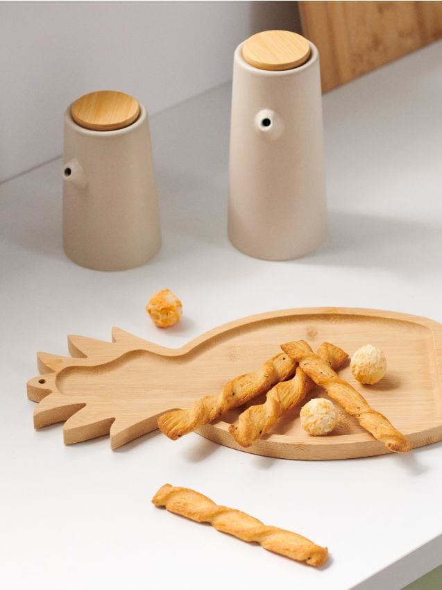 Sinsay - Farfurie din bambus - bej