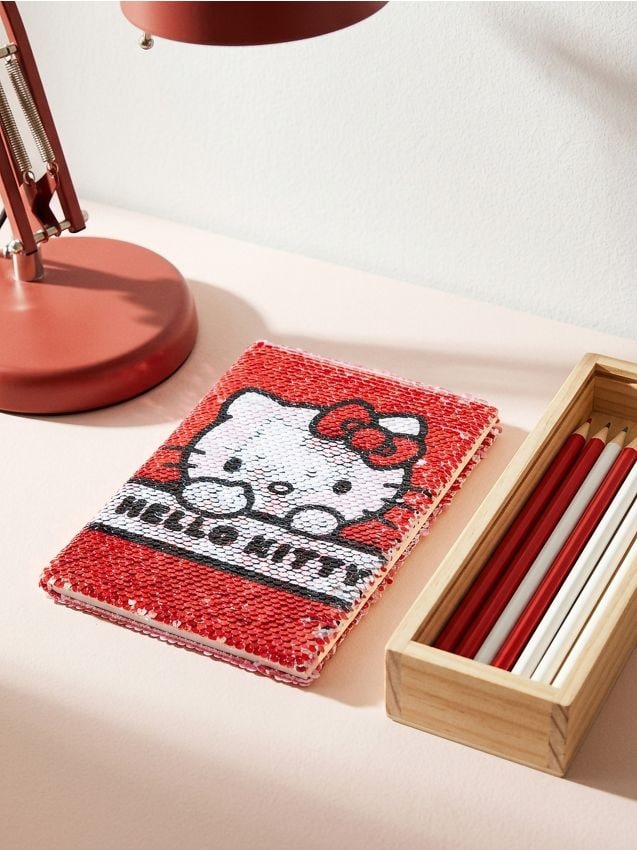Sinsay - Caiet Hello Kitty - roșu