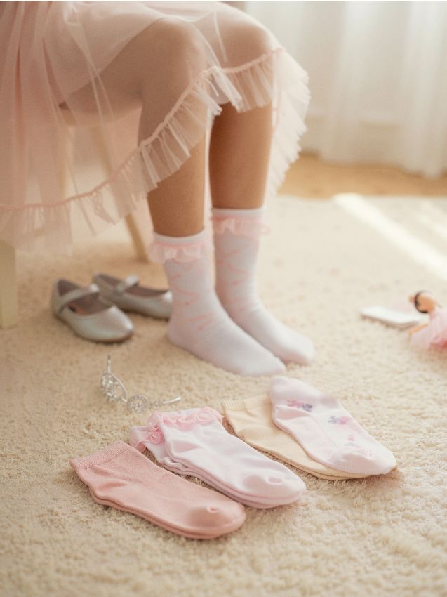 Sinsay - Súprava 5 párov ponožiek - viacfarebná