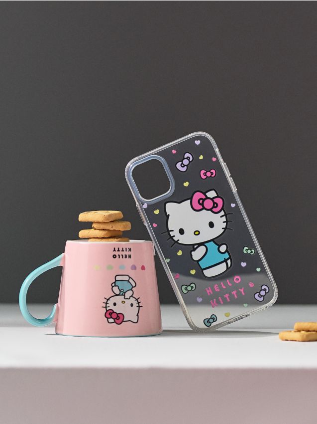 Custodia per iPhone 15 Hello Kitty - clear