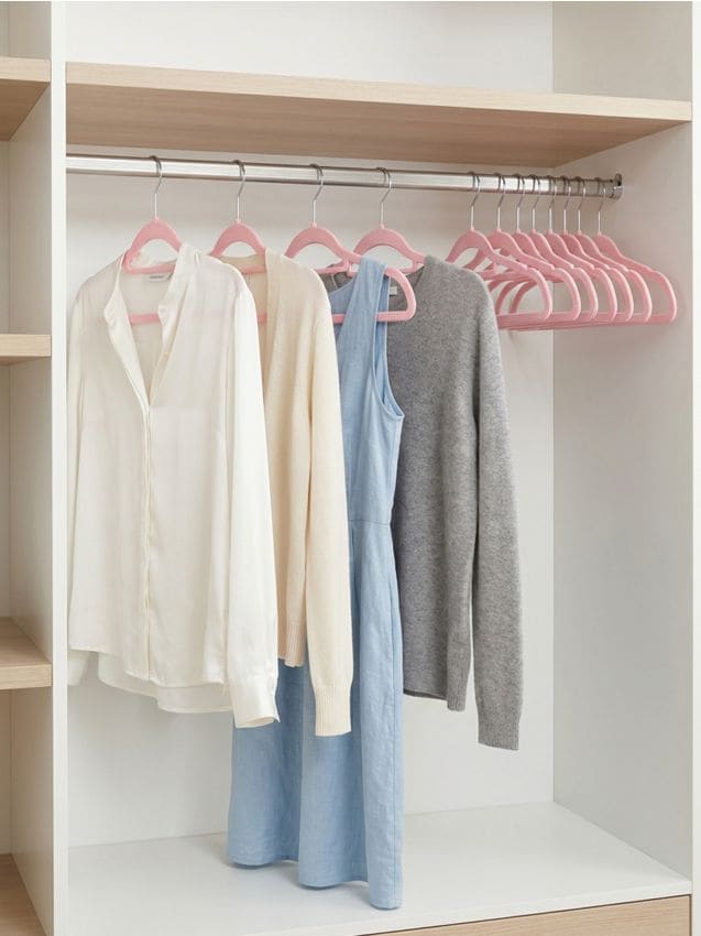 Sinsay - Set de 10 umerașe - roz-pastel