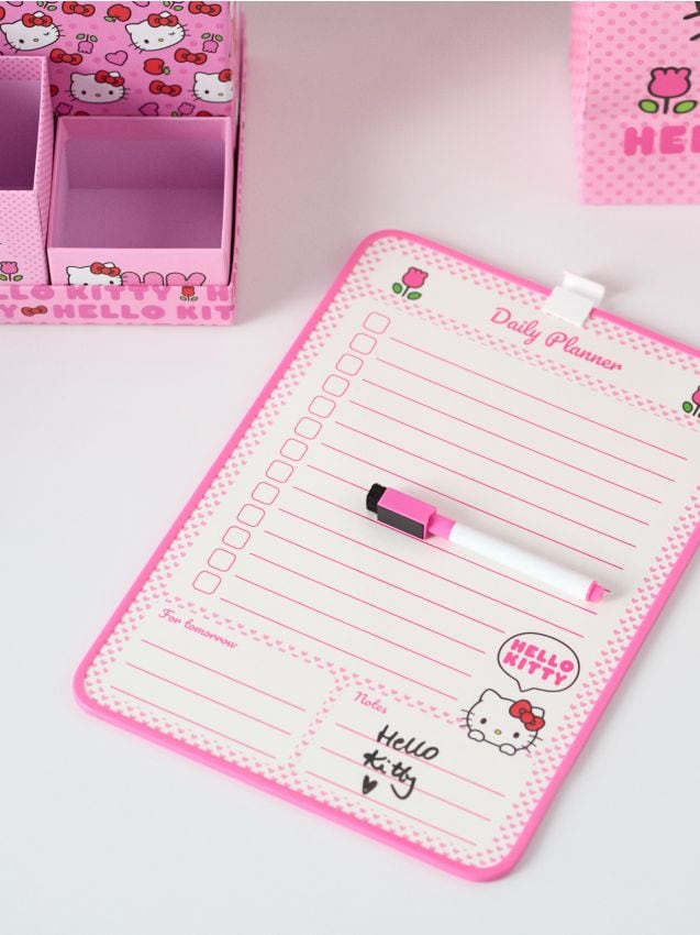 Sinsay - Tablă cu marker ștergător Hello Kitty - roz-aprins