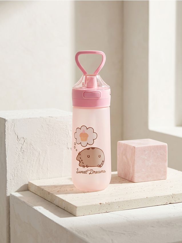 Bottiglia con cannuccia Pusheen the Cat - multicolor