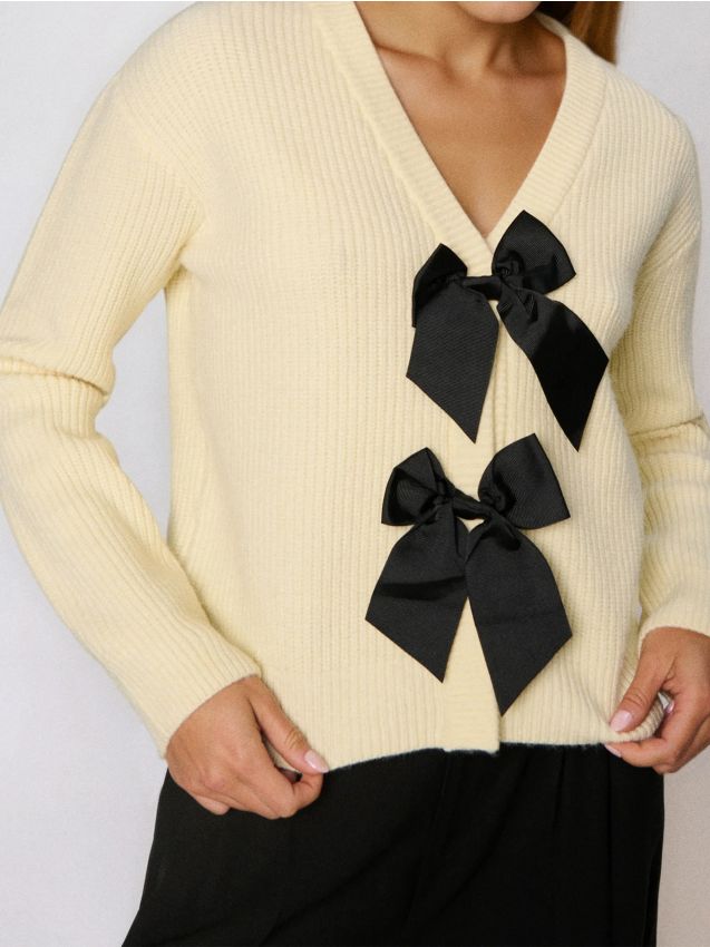 Sinsay - Prúžkovaný pletený sveter - telová