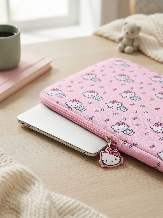 Sinsay - Husă pentru tabletă Hello Kitty - roz