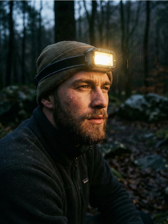 Sinsay - Lanternă frontală LED - negru