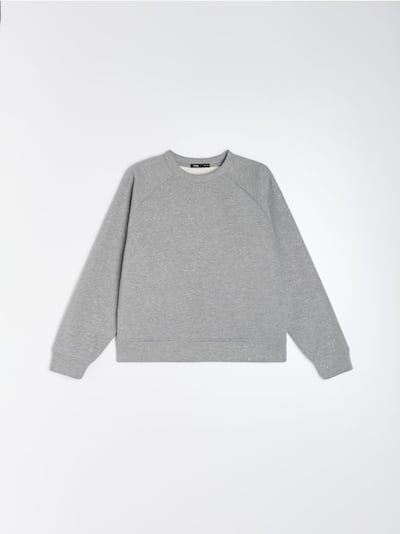 Crewneck džemperis su blizgučiais