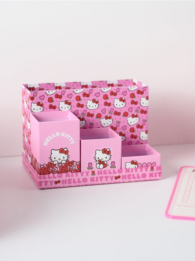 Sinsay - Sada organizérov na stôl Hello Kitty - horúca ružová