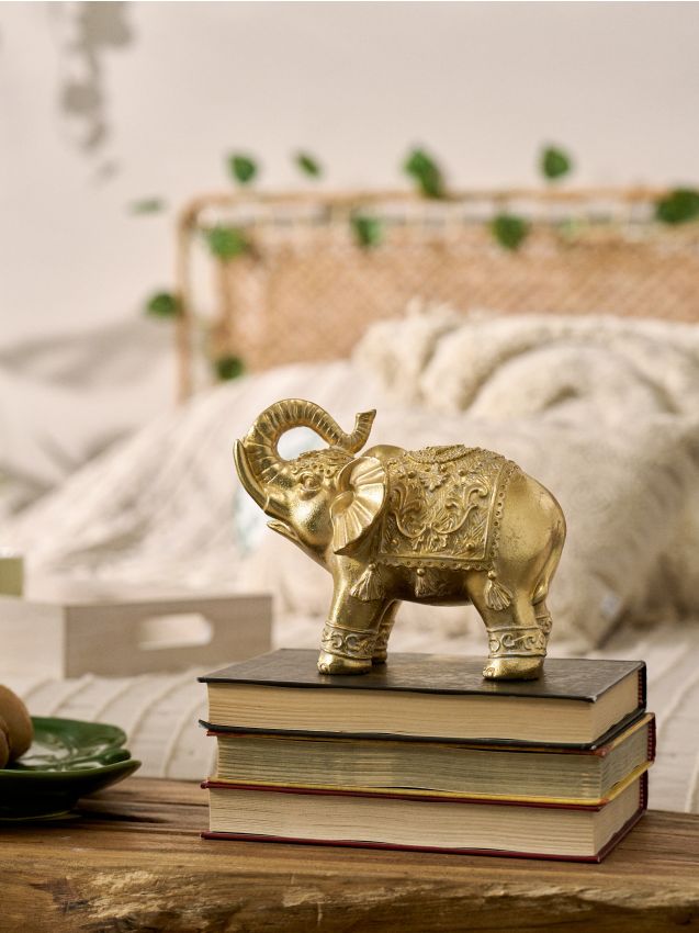 Sinsay - Decorațiune de sine stătătoare în formă de elefant - auriu