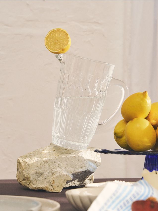 Sinsay - Carafă cu model în relief - clear