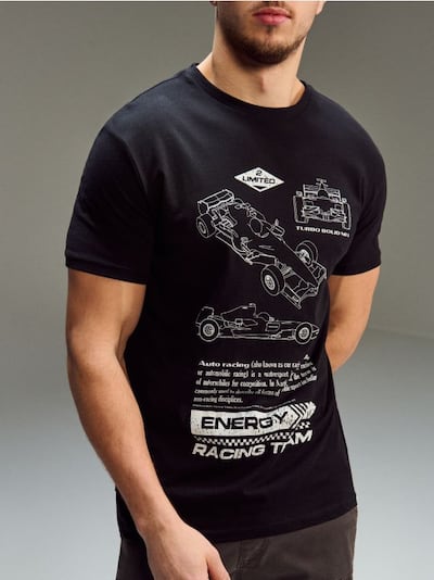 Бавовняна футболка з коротким рукавом