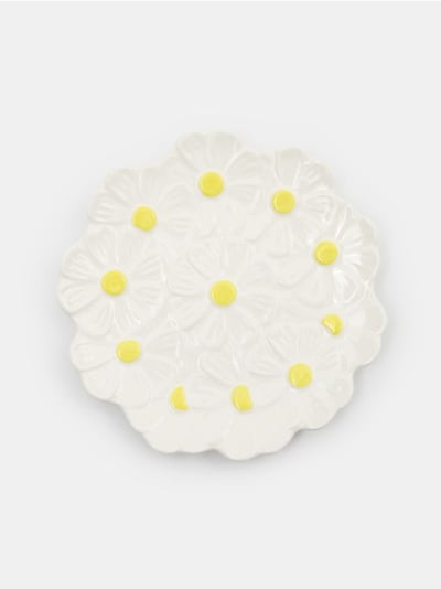 Dekorativni pladenj z motivom marjetic