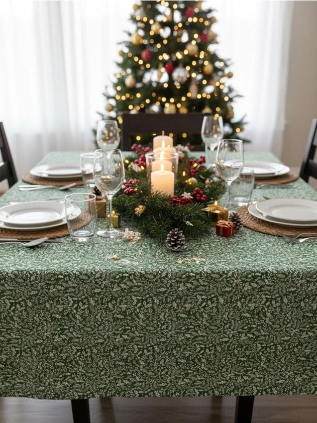 Sinsay - Obrus s vianočným motívom - zelená