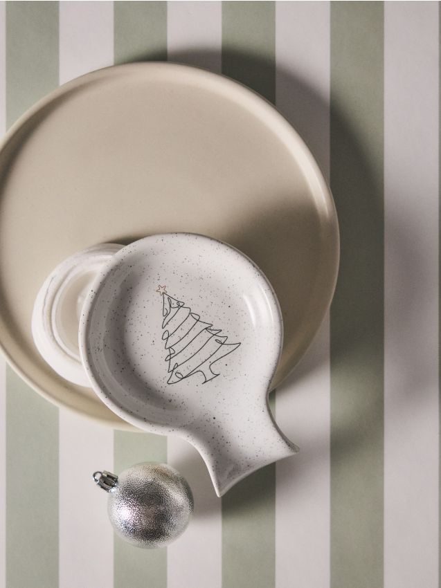 Sinsay - Suport ceramic pentru lingură - alb