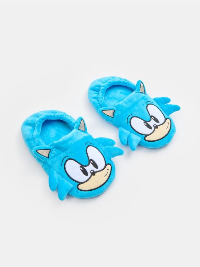 Sinsay - Papuci de casă Sonic the Hedgehog - light blue