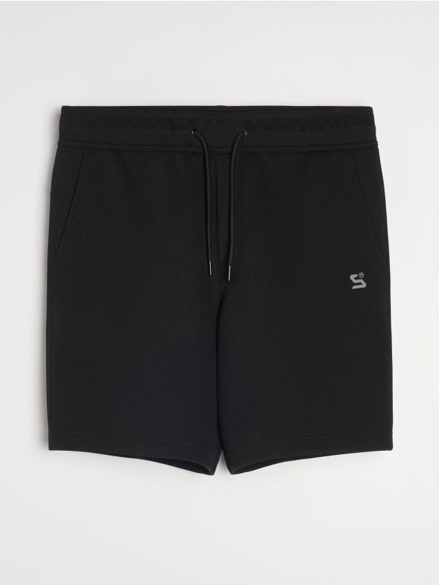 Sinsay - Șorturi din bumbac - negru