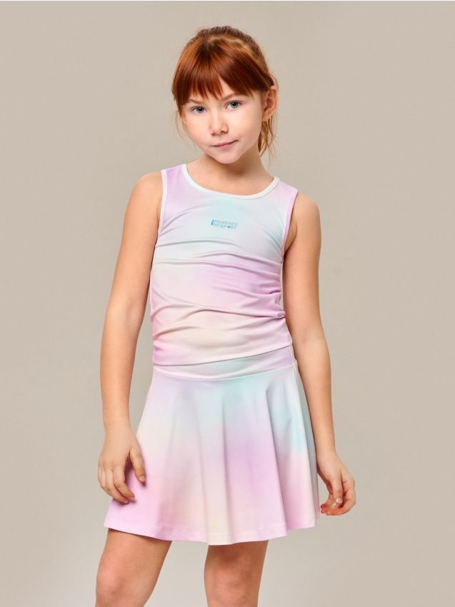 Sinsay - Tricou sport cu model ombre Active - multicolor