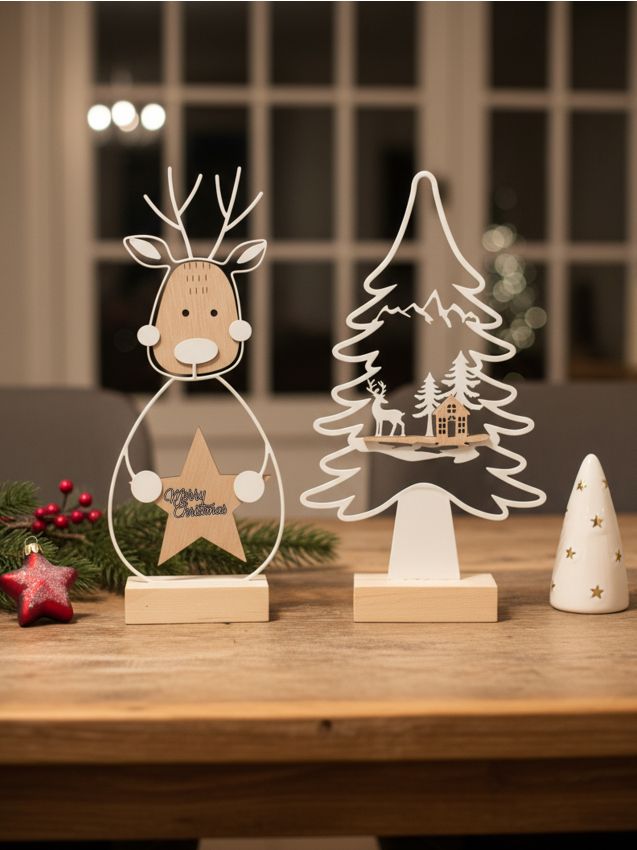 Sinsay - Balenie 2 sviatočných dekorácií - viacfarebná