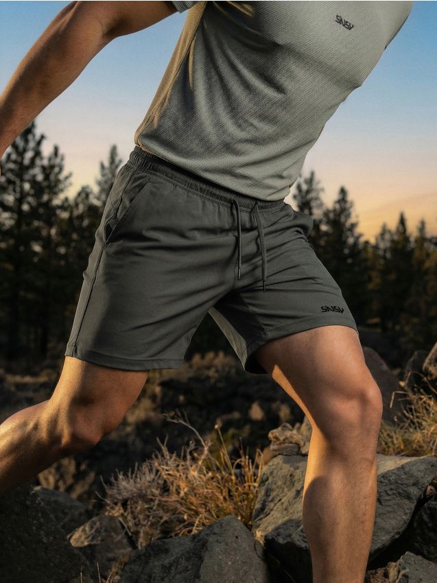 Sinsay - Pantaloni scurți cu bumbac SNSY PERFORMANCE - verde-închis