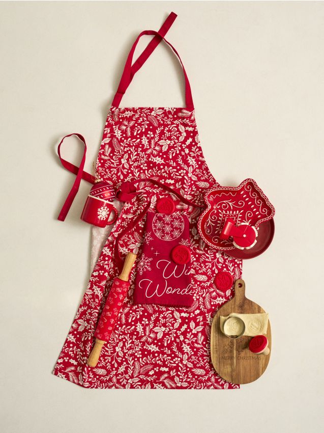 Sinsay - Zástera so sviatočným motívom - červená