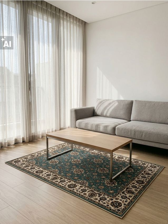 Sinsay - Covor cu motiv vegetal - multicolor