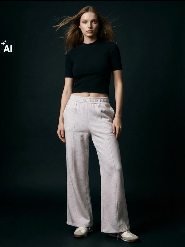 Sinsay - Pantaloni wide leg - altele