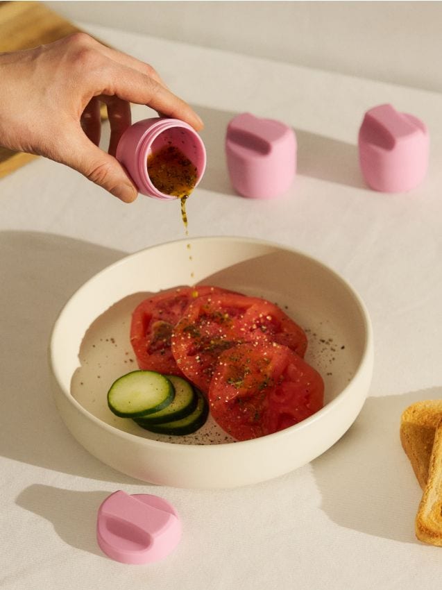 Sinsay - Recipiente pentru alimente 3 bucăți - roz