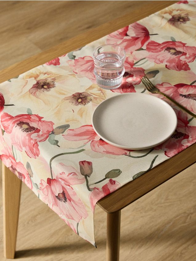 Sinsay - Traversă de masă cu motiv floral - multicolor