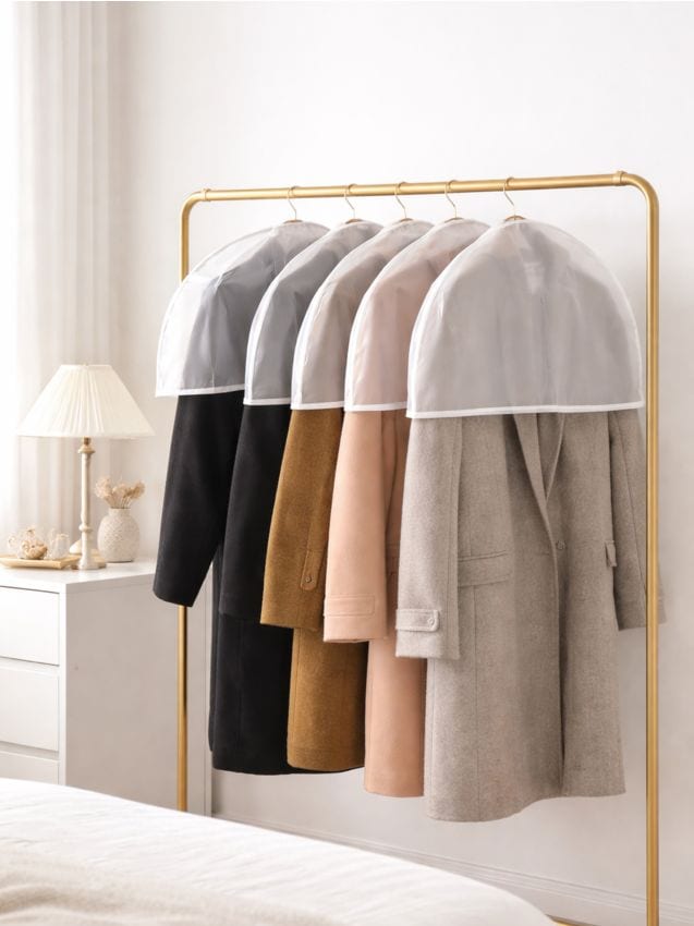 Apsauginiai nuo dulkių drabužių užvalkalai 5 pack