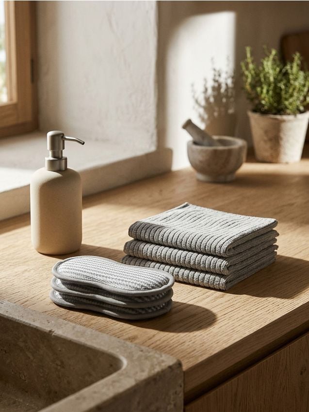 Sinsay - Set de curățenie 6 pack - gri deschis