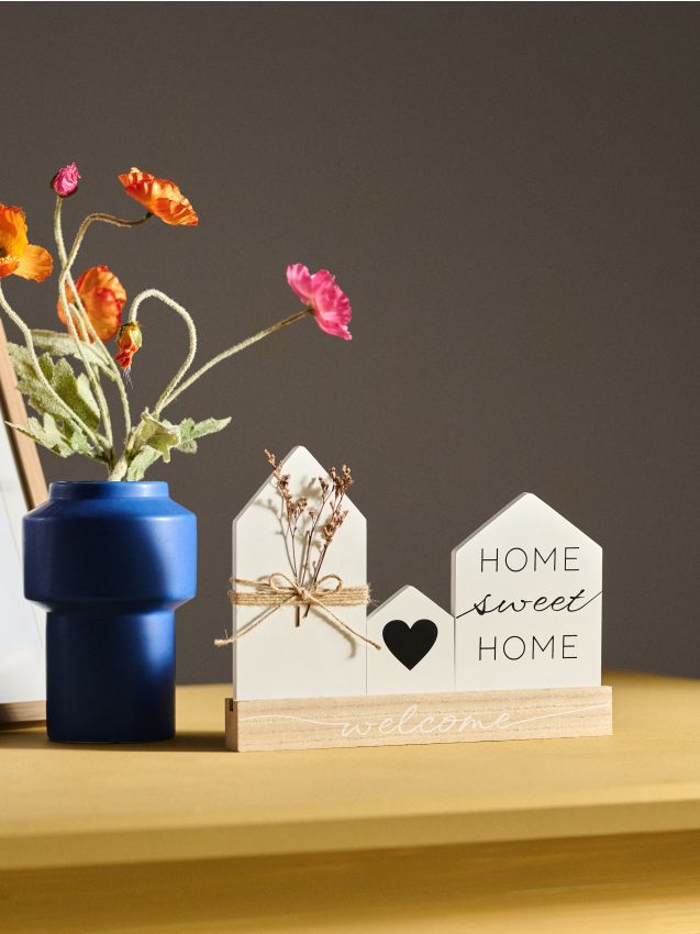 Sinsay - Decorațiune de sine stătătoare în formă de căsuță - alb