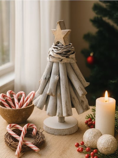Božićna dekoracija u obliku jelke