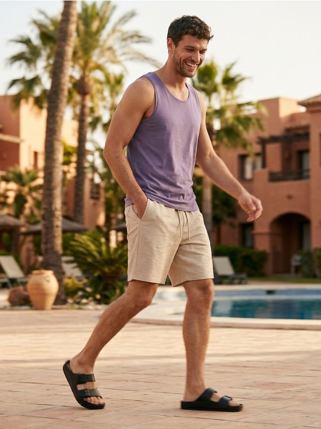 Sinsay - Tricou fără mâneci cu adaos de viscoză - lavand