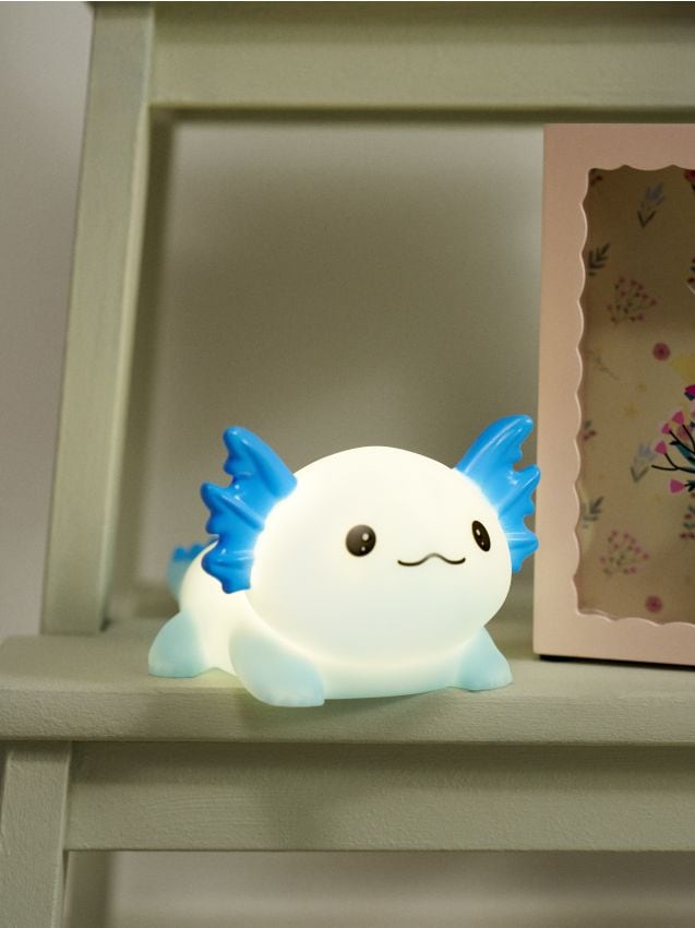 Sinsay - Lampă de noapte LED pentru copii în formă de axolotl - light blue
