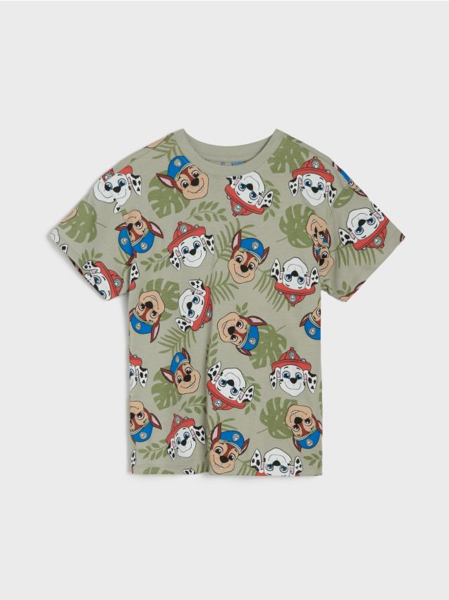 Sinsay - Tricou din bumbac cu imprimeu PAW Patrol - multicolor