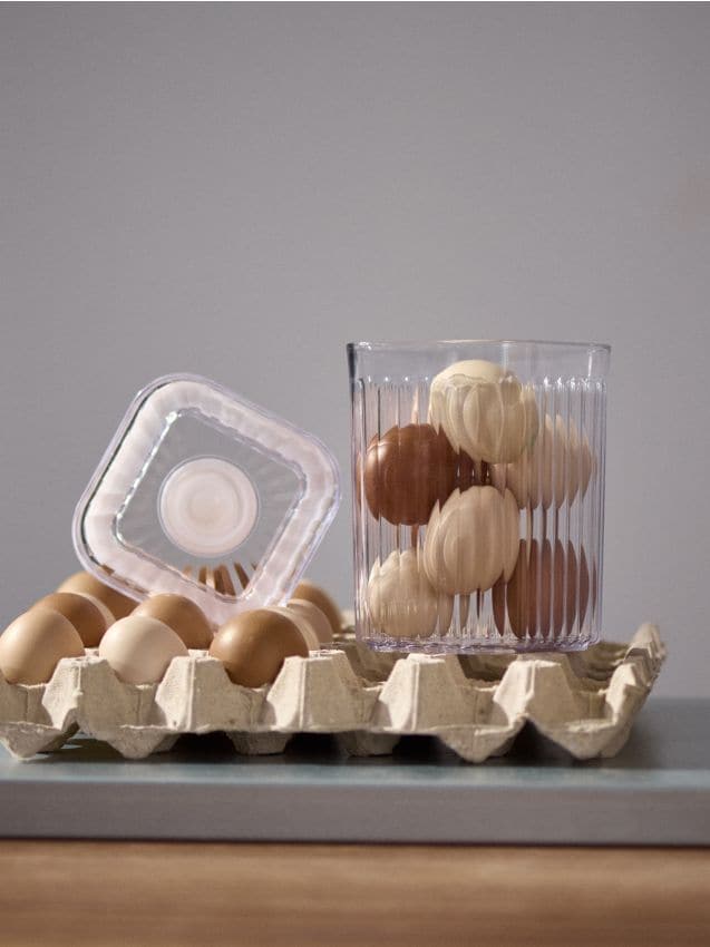 Sinsay - Recipient transparent pentru alimente cu capac - clear