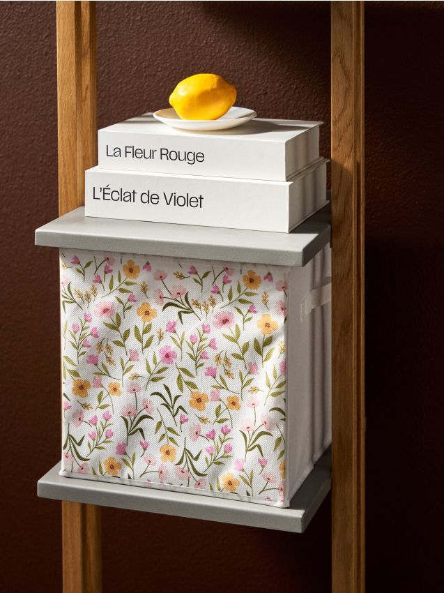 Sinsay - Cutie de depozitare cu motiv floral - multicolor