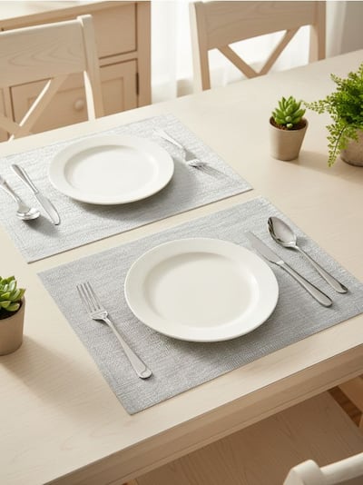 Lurex étkező alátétek szettje 2 pack